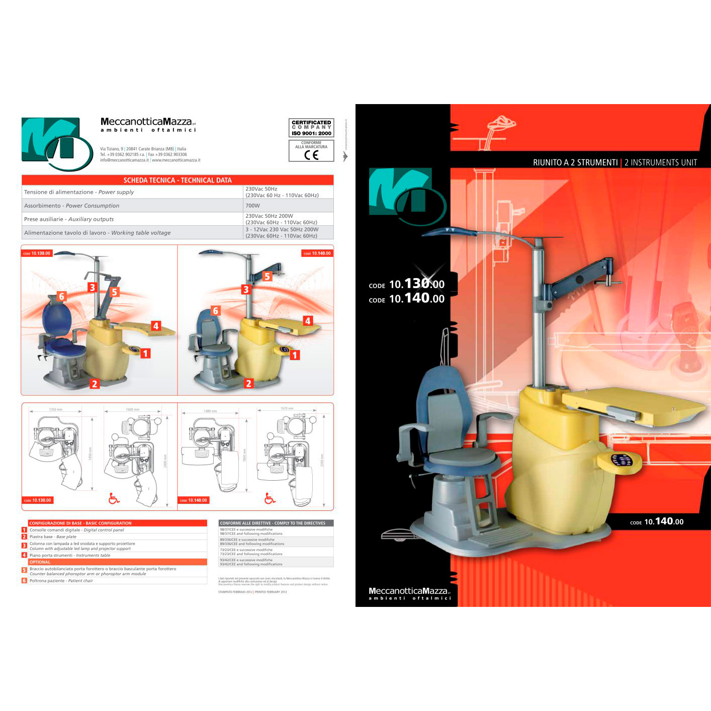 MeccanotticaMazza Ophthalmic Unit 10.140.00