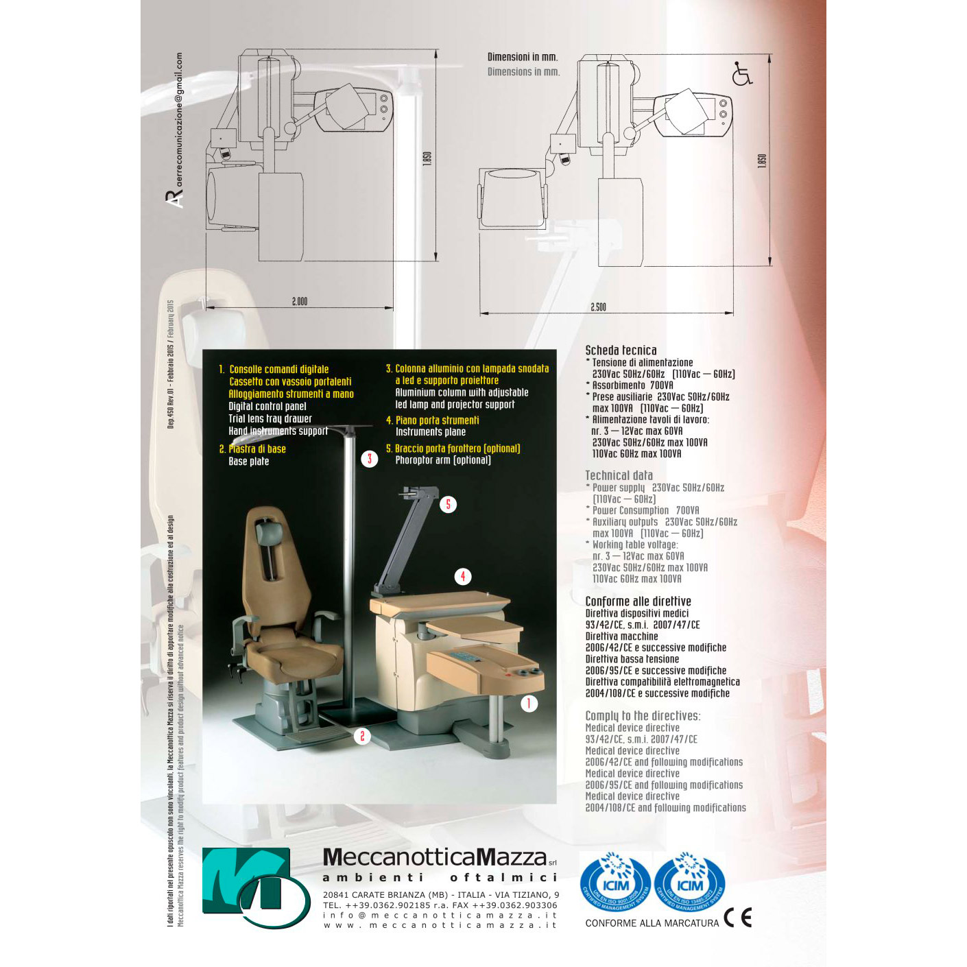 MeccanotticaMazza Ophthalmic Unit 10.450.00 - Image 4