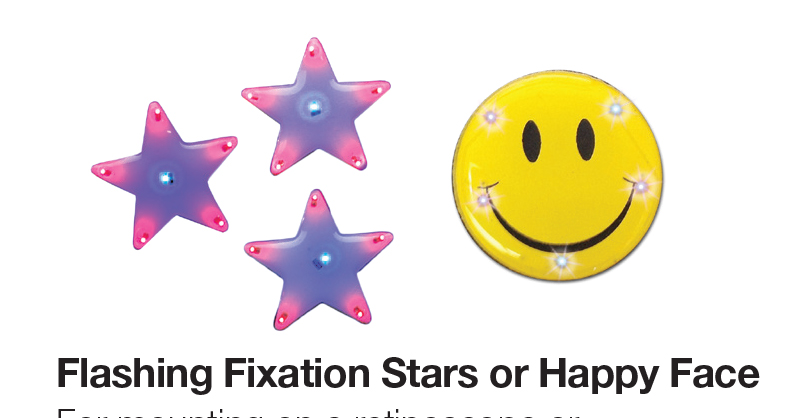 Flashing Fixation Stars or Happy Face