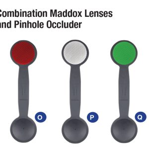 Combination Maddox Lenses and Pinhole Occluder
