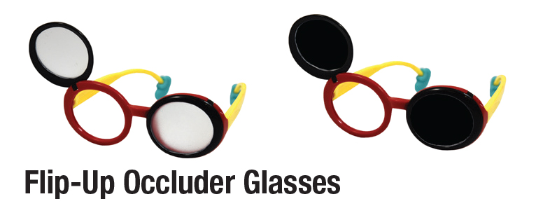 Flip-Up Occluder Glasses