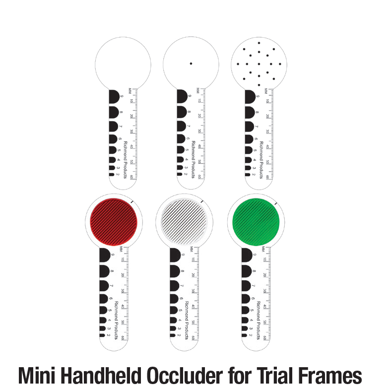 Mini Handheld Occluder for Trial Frames