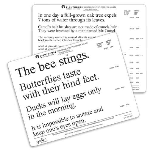 "Bee" Continuous Text Card