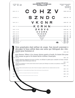 Combination Near Vision and Reading Card