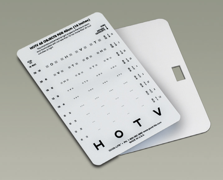 Crowded HOTV Near Vision Card