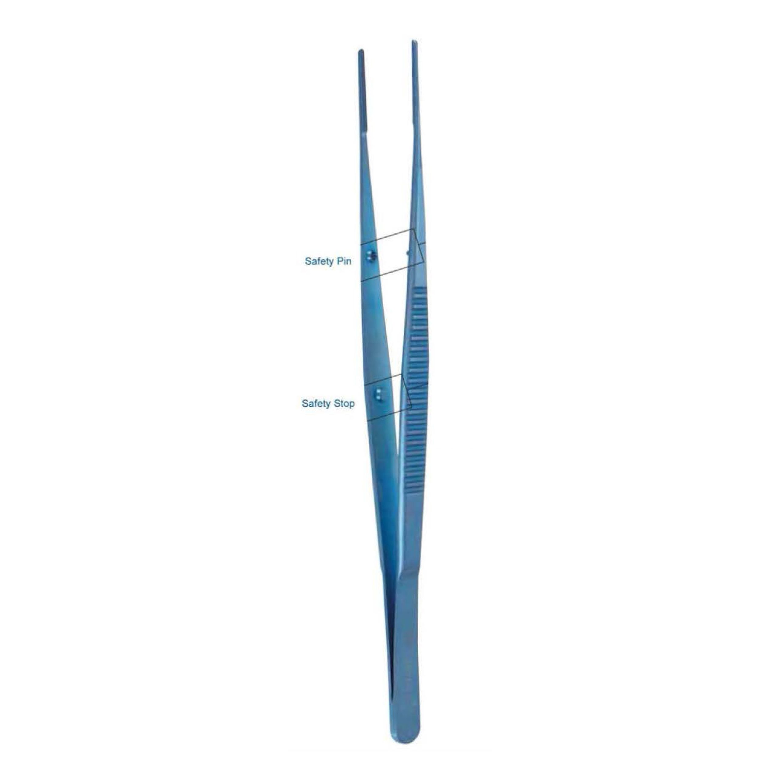 Atraumatic Titanium Tissue and Vascular Forceps, De Bakey (Straight)