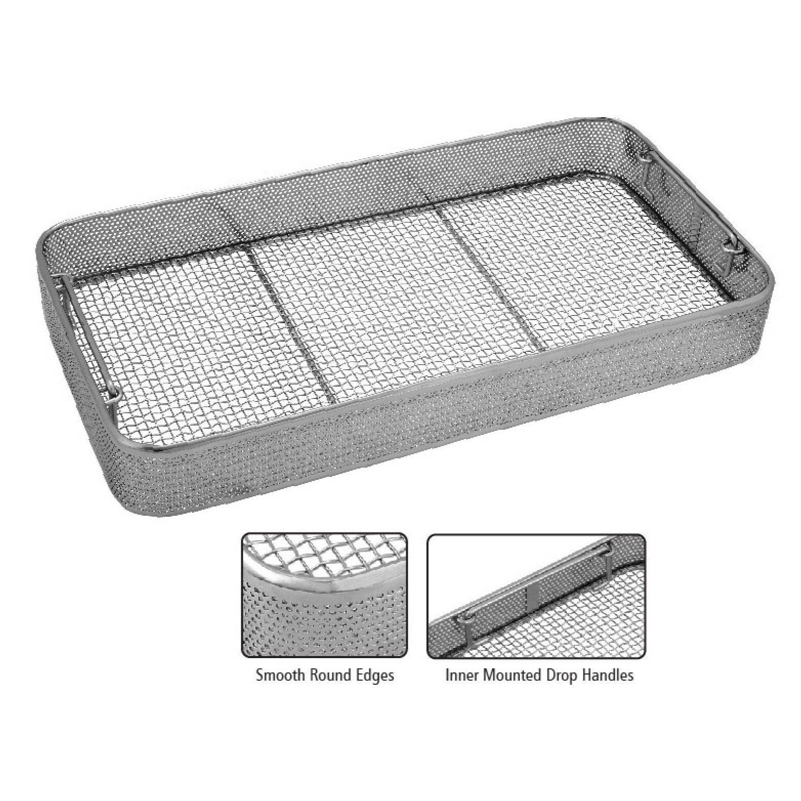Side Perforated Basket Wire Base