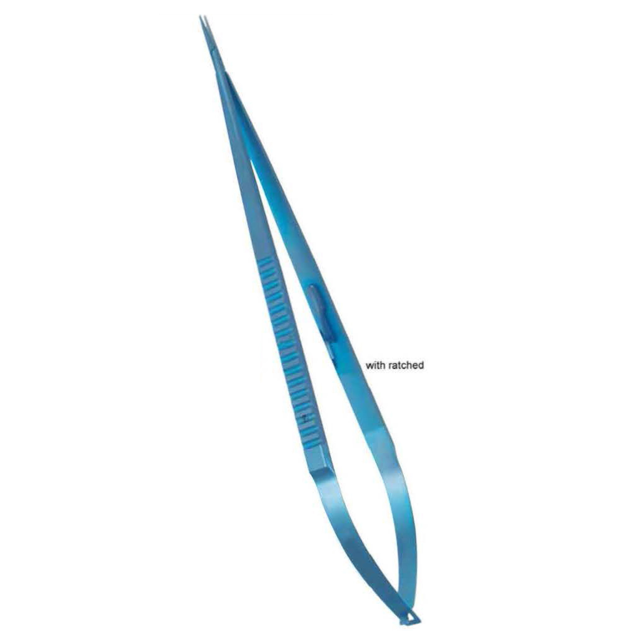 Micro Needle Holder, Titanium, Flant Handle