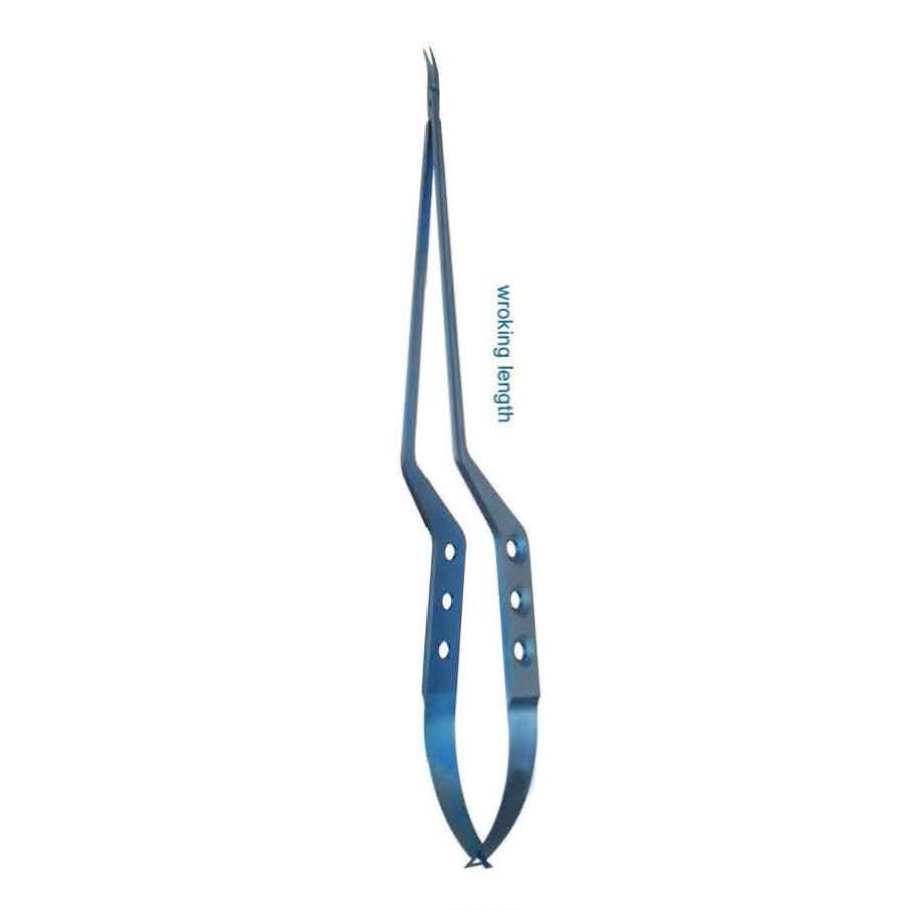 Micro Needle Holder, Titanium, Bajo