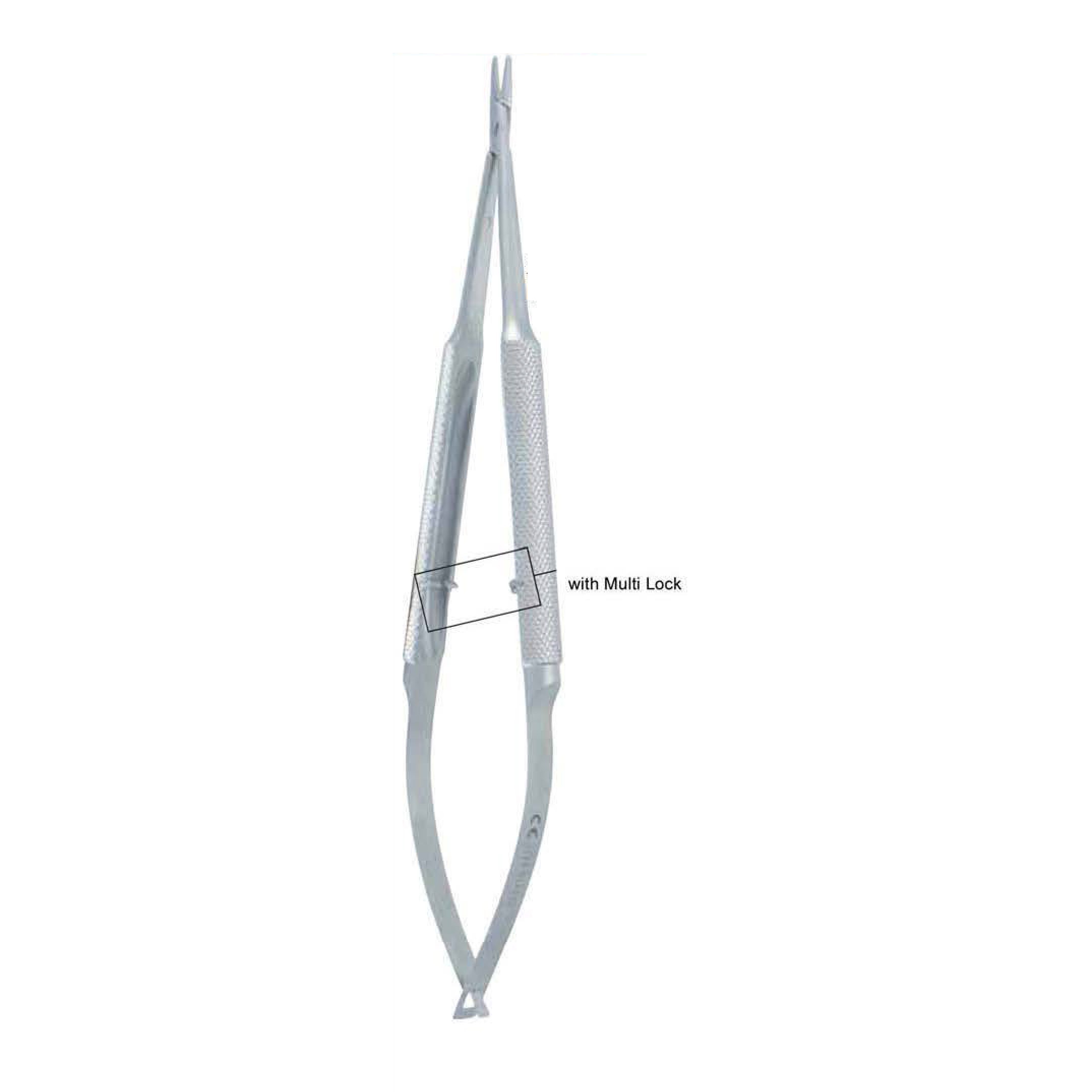 Micro Steel Needle Holder, Micro with Multi Lock