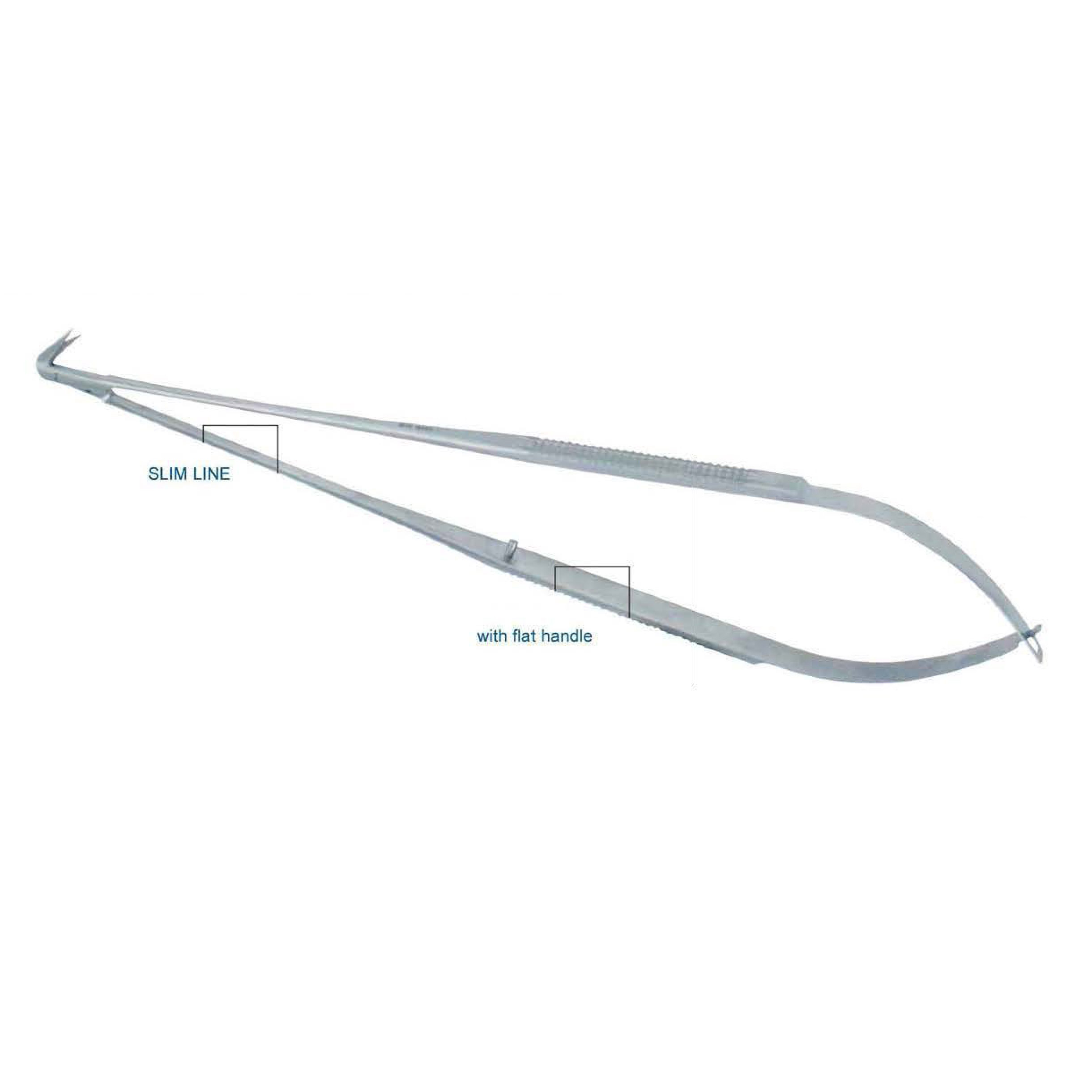 DSC-0004 Micro Steel Scissors, Slim Line Swan