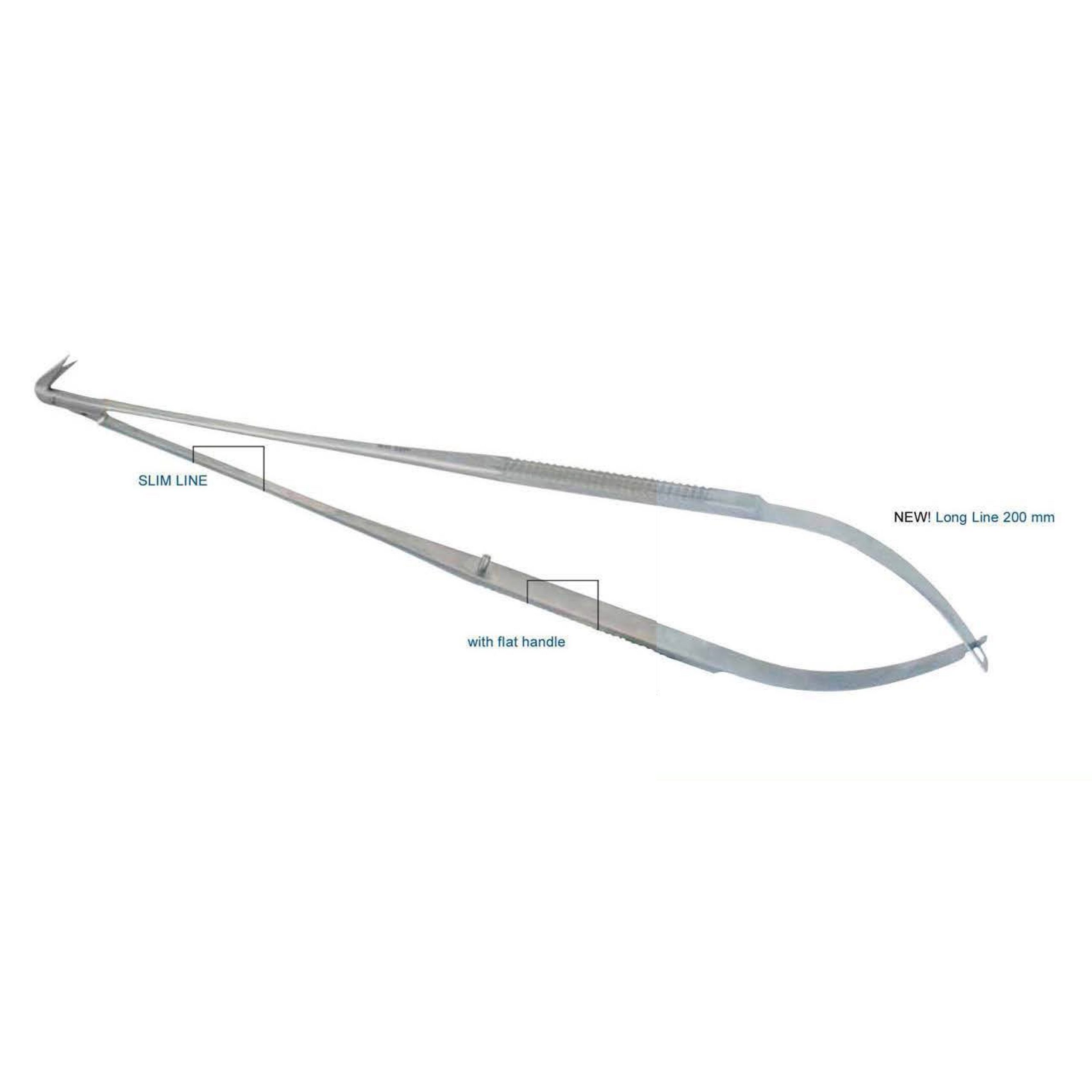 DSC-0005T Micro STAINLESS STEEL Scissors, Slim Line Swan