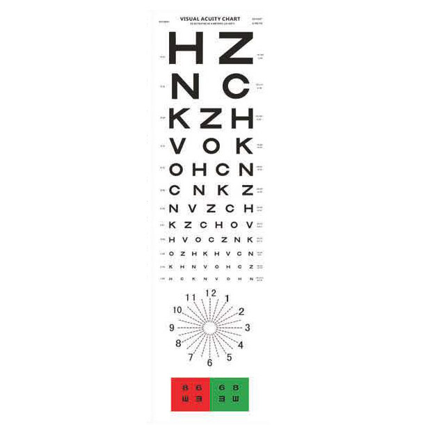 DV-13-LED Distance Visual Acuity Chart