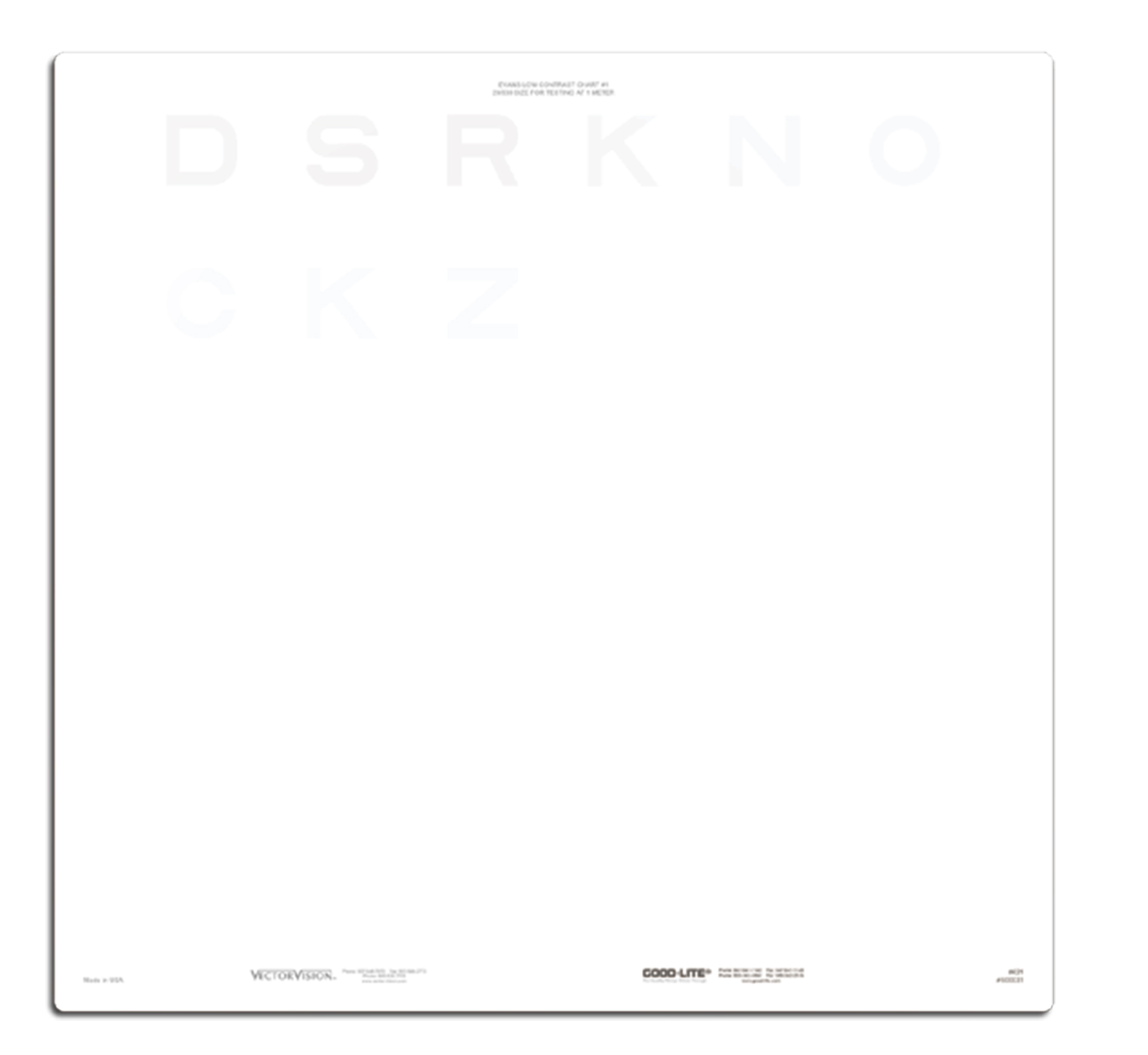 Evans Letter Contrast Test (ELCT)