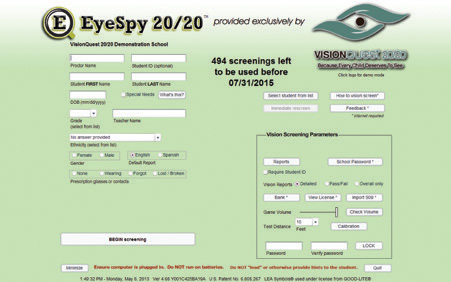 EyeSpy 20/20 Vision Screening Software - Image 4