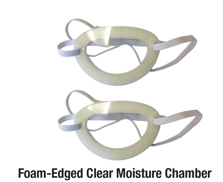 Foam-Edged Clear Moisture Chamber