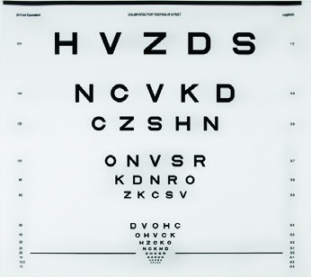 CSV-1000 ETDRS Test Face