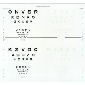 CSV1000CA Contrast Acuity (CA) Chart