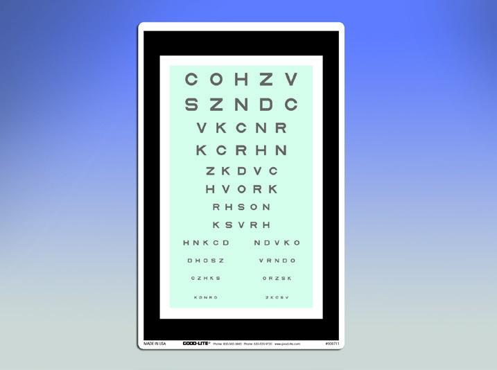 Sloan Letters Chart