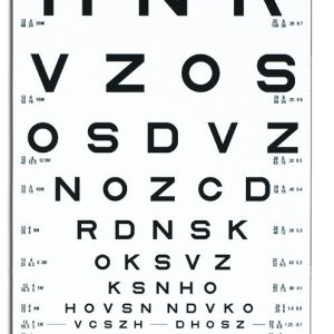 Sloan Letters Chart (13 feet/4 meters)