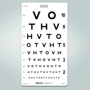 HOTV Translucent Chart (20 feet/6 meters)