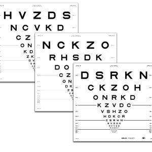 Original Series ETDRS Translucent Distance Charts (13 feet/4 meters)