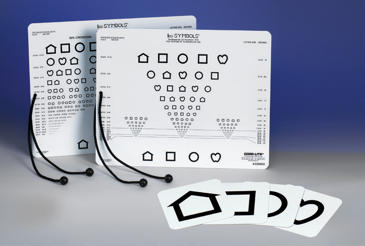 LEA SYMBOLS Near Vision Card (16 inches/40 centimeters)