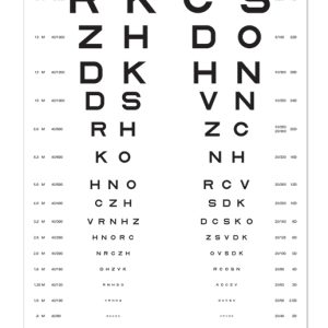 Near Acuity Test Chart
