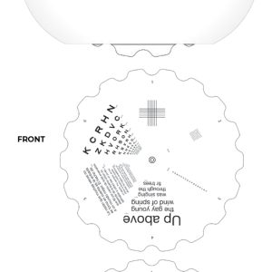 Phoropter Roto Chart 2 (English)