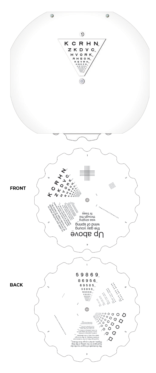 Phoropter Roto Chart 2 (English)