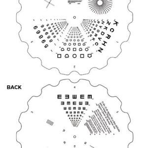 Phoropter Roto Chart 1 (Portuguese):