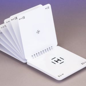 Single HOTV Letter Book With 50% Spaced Crowding Bars