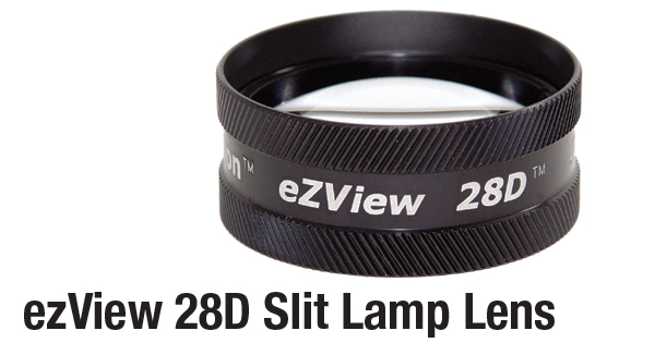 ezView 28D Slit Lamp Lens