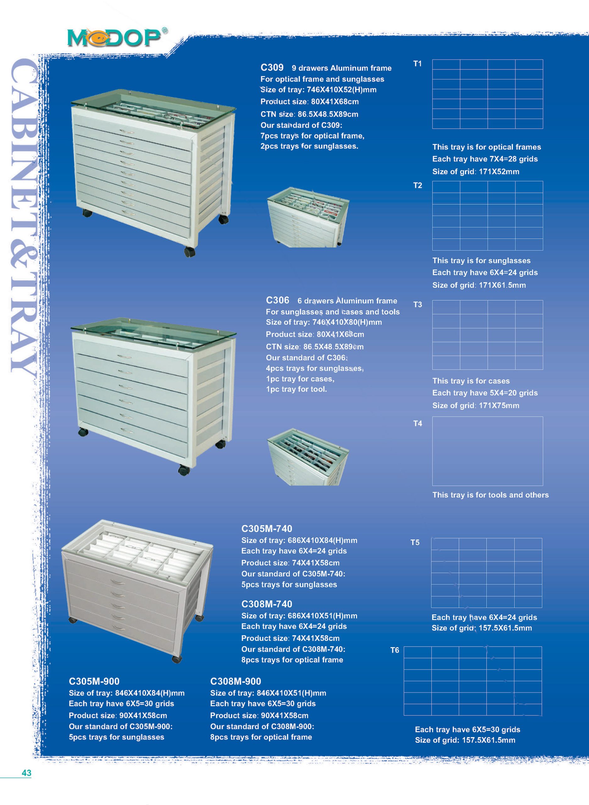 Frame Display Drawers